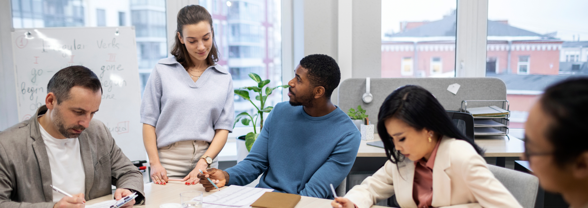 Westside Visa consultants answering common visa and IELTS questions for clients in Lahore