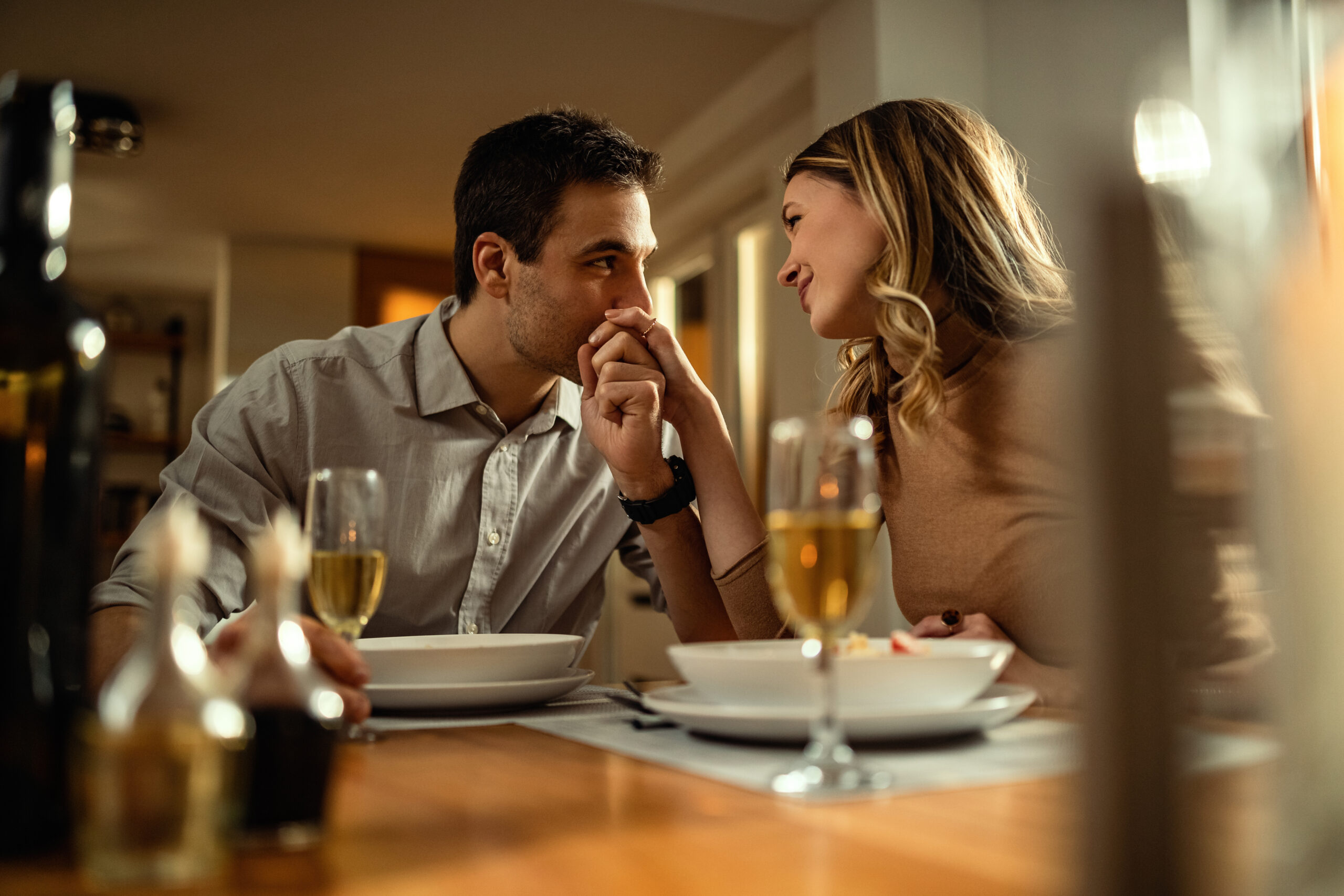 Couple sharing genuine moments proof of a real relationship for spousal sponsorship