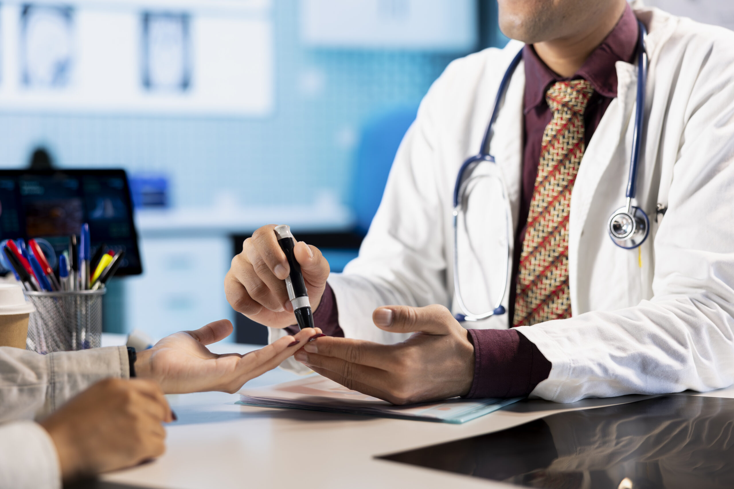Medical consultation with a physician  evidence for a UK medical visitor visa