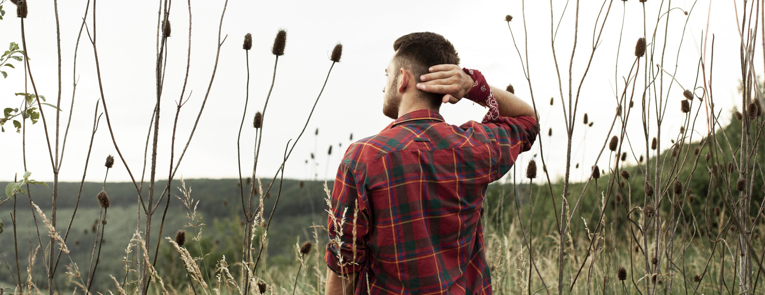 A hopeful young man looking ahead  a visa refusal is not the end of the road