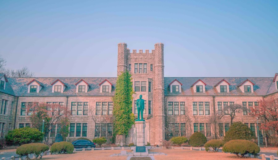 Korea University main hall, Seoul, South Korea