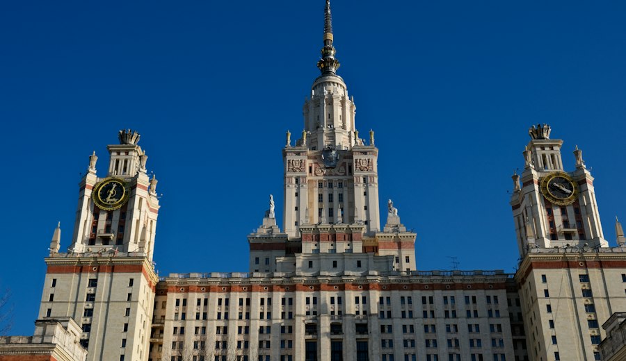 Moscow State University main building, Russia