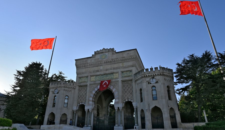 Istanbul University main gate, Turkey