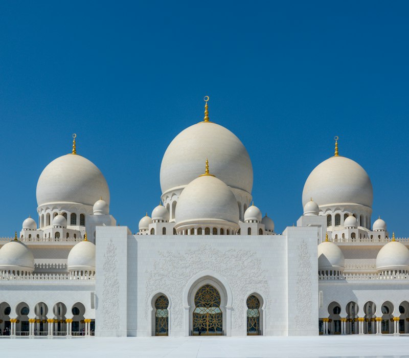 Sheikh Zayed Grand Mosque in Abu Dhabi