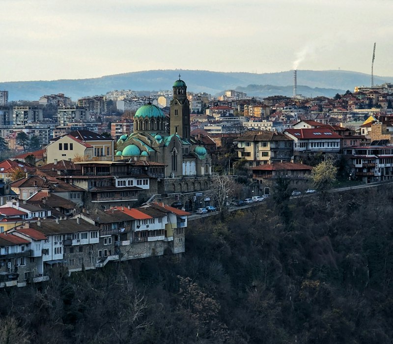 Houses on the hills of Veliko Tarnovo