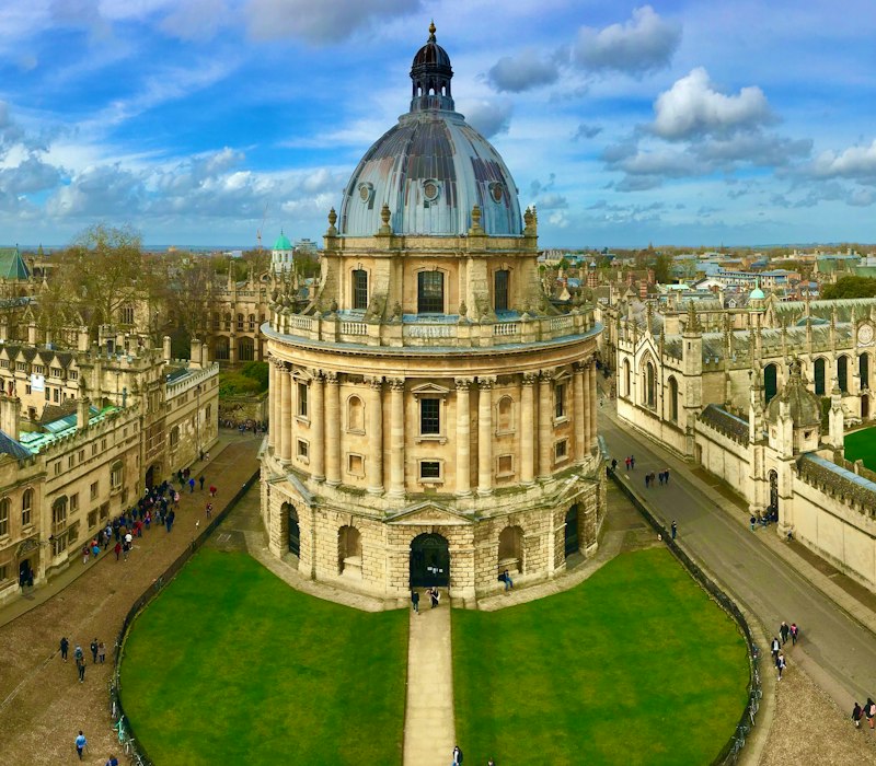 Radcliffe Camera and the spires of Oxford