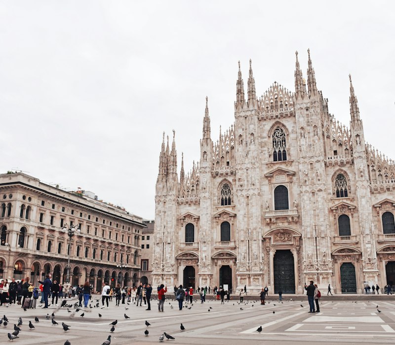 Milan Cathedral in the sunshine