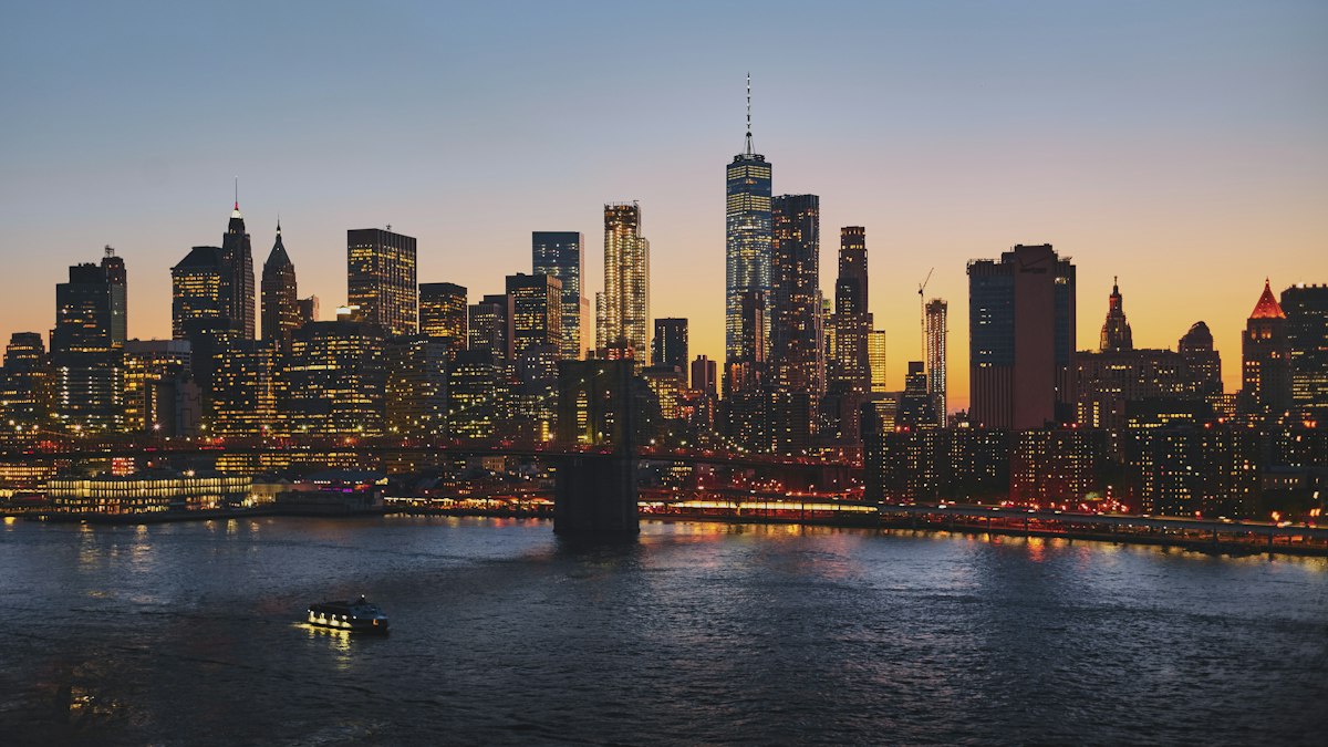 Manhattan at dusk