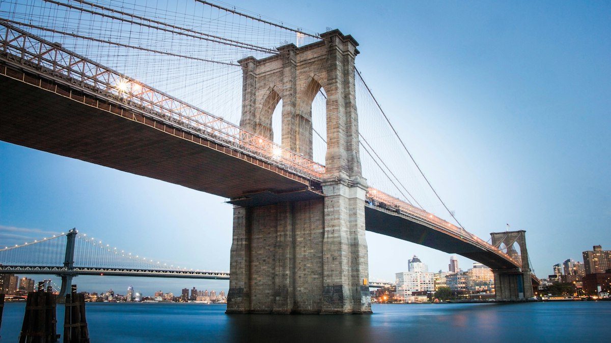 The Brooklyn Bridge in New York
