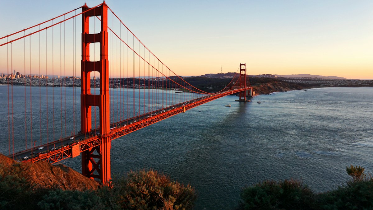 The Golden Gate Bridge in San Francisco