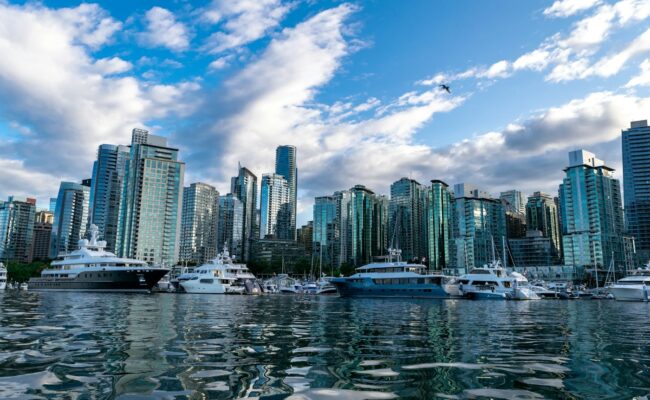 Vancouver skyline and harbour