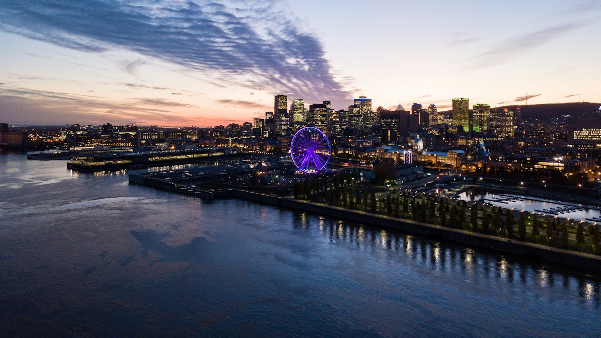 Montreal at sunset