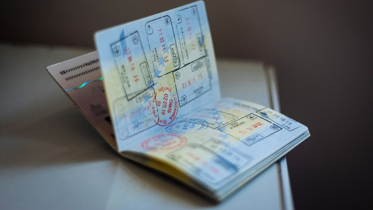 Passports ready for a visa appointment