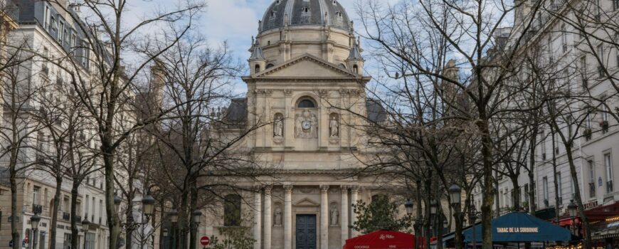 The dome of the Sorbonne chapel in Paris