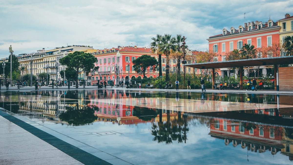 A colourful harbour town on the French Riviera