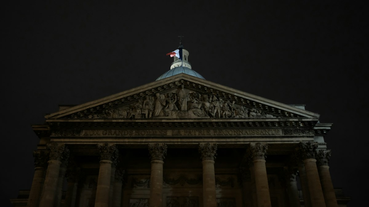 The Pantheon in the Latin Quarter of Paris