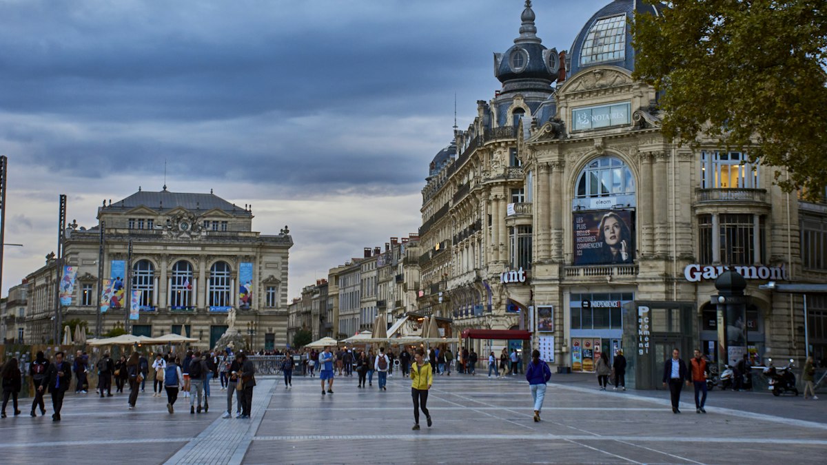 The opera house in Montpellier