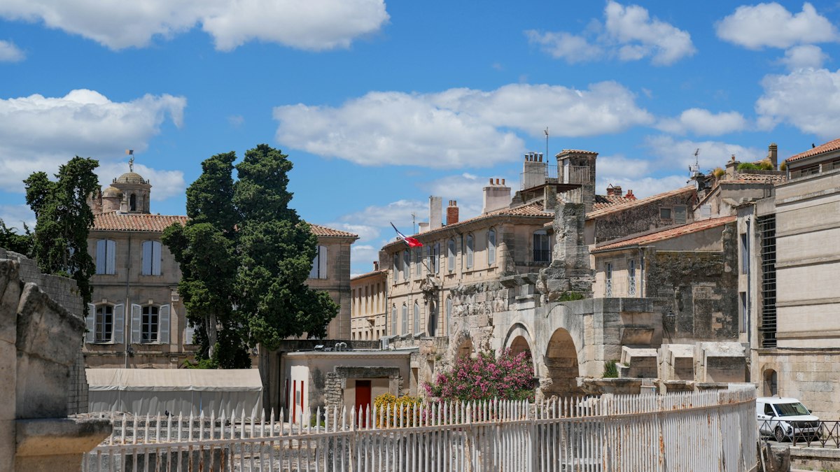 A historic French town square