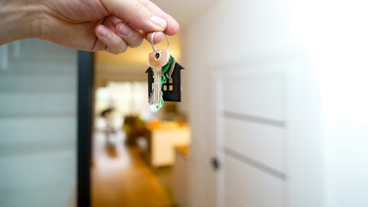 Keys handed over for a new apartment