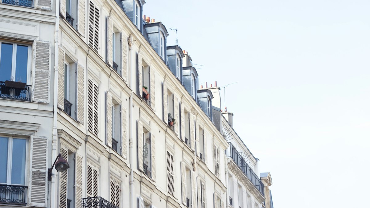 A classic Paris apartment building