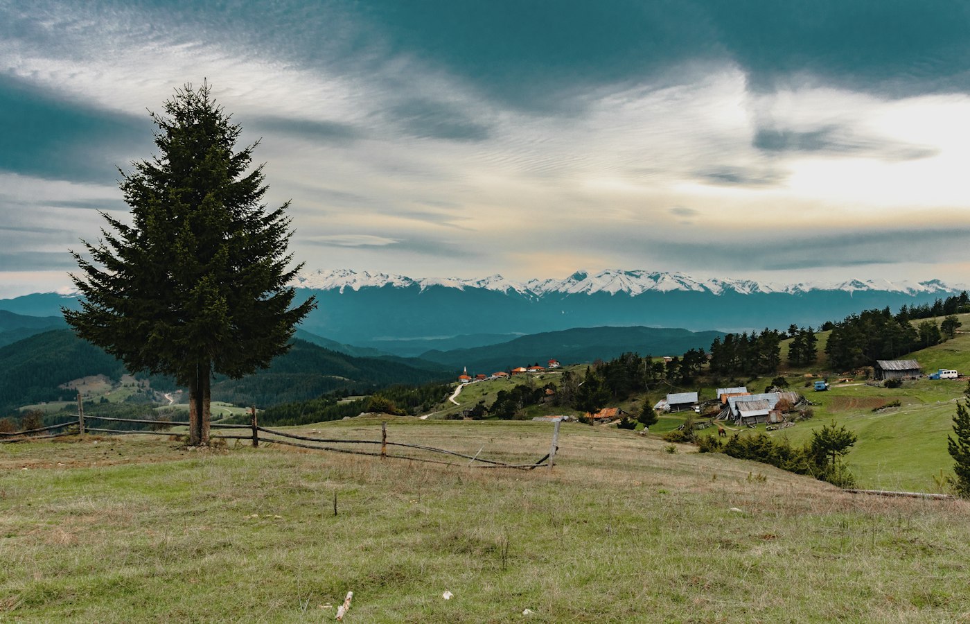 Green hills and mountains in Bulgaria