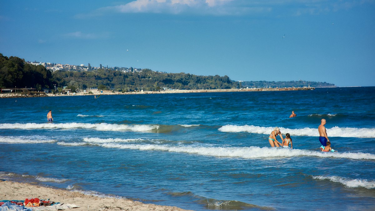 The Black Sea coast at Varna