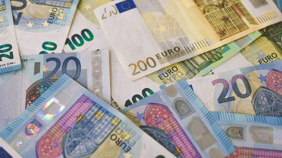 Euro banknotes for French university fees