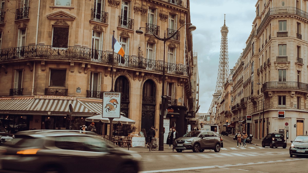 A quiet street in Paris