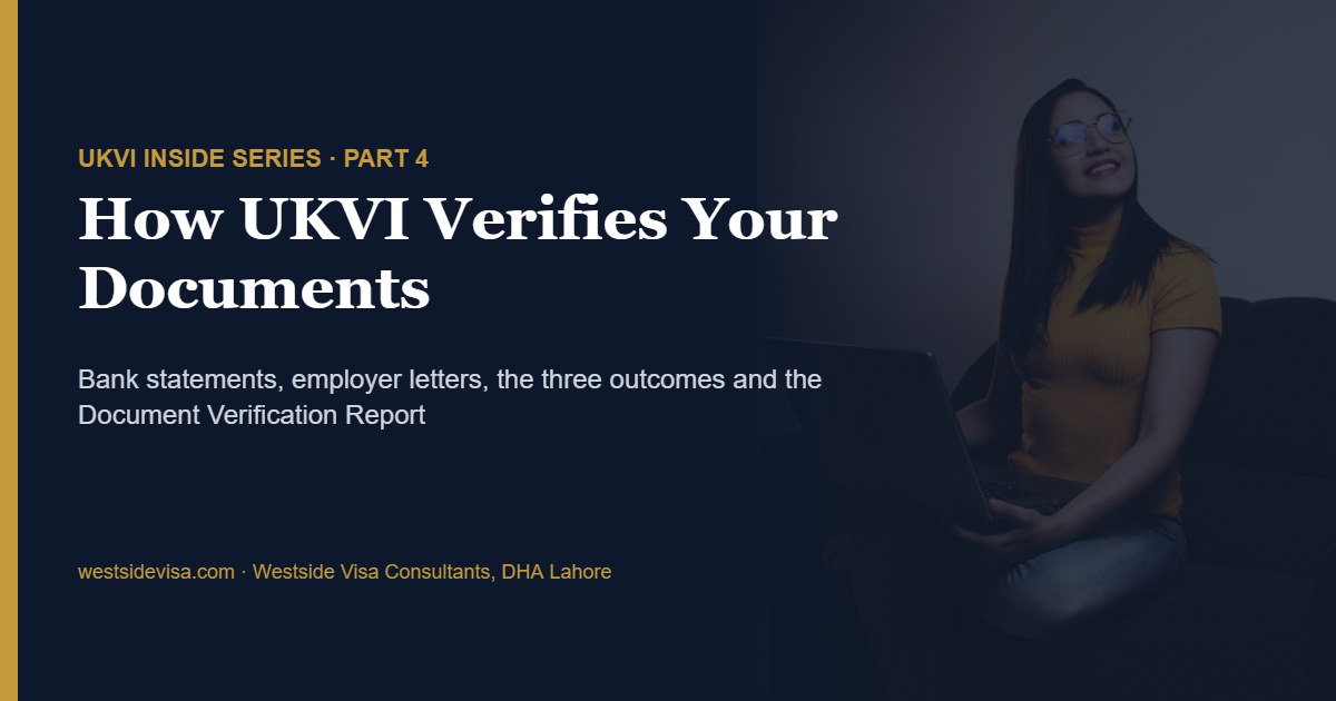 How UKVI verifies bank statements, employer letters and other documents from Pakistan