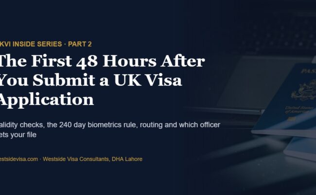 What UKVI does in the first 48 hours after you submit